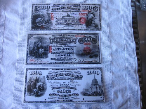 Banknoten usa 3 - 3,
