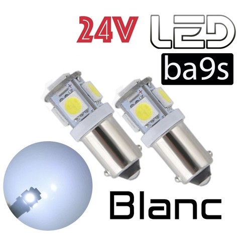 Led t4w ba9s weiß 24v - 2,
