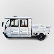 Cargo Volt Pro Twin 3-Rad Elektromobil DoppelKabine 2 Personen 25 / 45km/h COC