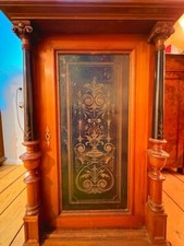 Antiker Nussbaum Symphonium Unterschrank um 1900