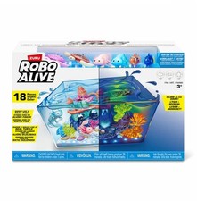 Robo Alive Light Up and Glow In The Dark Aquarium Set mit Fischen & Schildkröten
