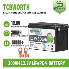 12V 300Ah LiFePO4 Lithium