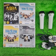 wii WE SING x4 Spiele ABBA +