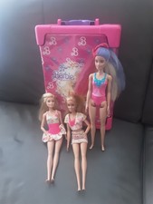 ⛱  Konvolut ⛱  Barbie Deluxe Doll Case Koffer ⛱ 3 Barbies #7252 #4218 Ibiza