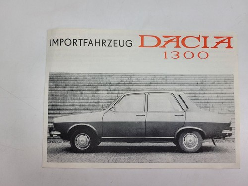 Heft importfahrzeug dacia 1300 - heft,