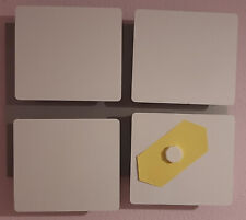 Magnetisches Whiteboard mit Magnetrücken zur Befestigung an Magnetwand