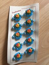 orig.DDR Zopfhalter/Haarspangen - Reste v.Hersteller, incl.n.Gummi's,80'er J 43,