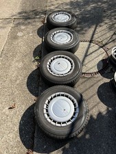 VW Golf 2 GTI Stahlfelgen 13 Zoll mit Allwetterreifen und Gutem Profil