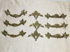 Rokoko Beschläge für Kommode Griffe+ Schlüsselschild ! SELTEN ! Prunkvoll!