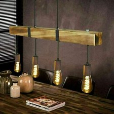 Vintage holz pendelleuchte - vintage, holz-pendelleuchte