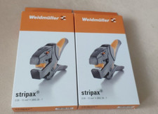 2 x WEIDMÜLLER Abisolierzangen Stripax® ( AWG 28-7 ) 0,08 - 10 mm² ! Gebraucht !