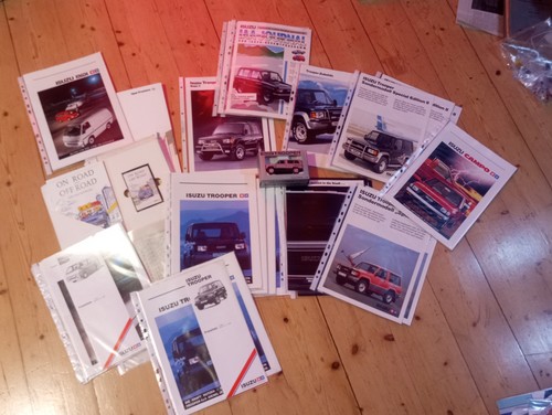 Isuzu prospekte modellauto - prospekte,