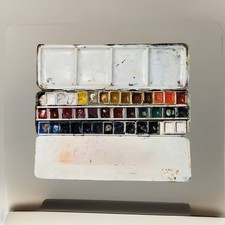 PELIKAN | G.WAGNER | um 1910 | AQUARELL FARBKASTEN+ | 36 Originalfarben |⭕️ INFO