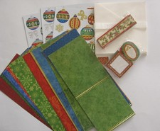 Grußkarten Stanzbogen Weihnachtskugeln Umschläge Bordüren Karin Jittenmeier