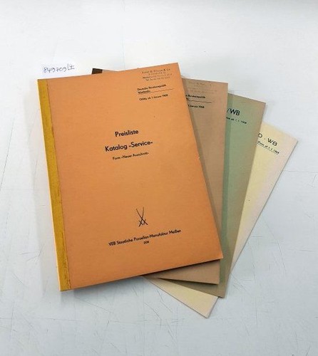 Preislisten 1968 konvolut - preislisten,