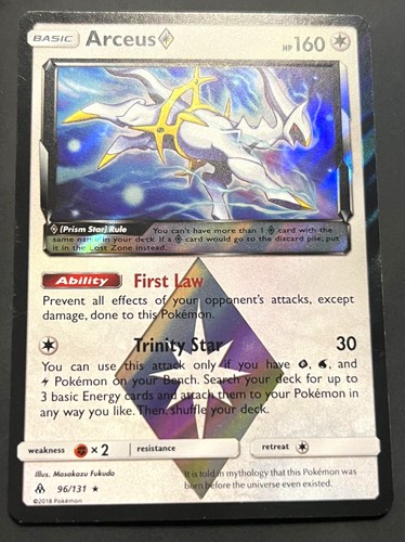 Arceus rare prism star - arceus,