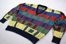 Strick Pullover Vintage Sweatshirt Jumper Knit Sweater Wolle 80er Casual 56 L-XL