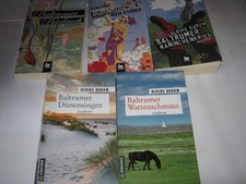 5 Bände Ulrike Barow Baltrum Krimis  Kaninchenkrieg Dünensängerin Wattenschmaus