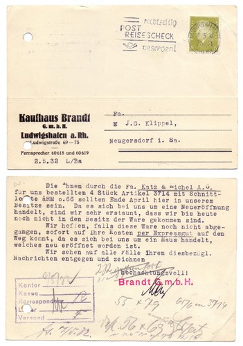 130284 postkarte kaufhaus - postkarte,