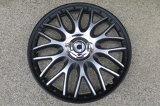 4 Alu-Design Radkappen 15 Zoll Orden black matt für Smart neu