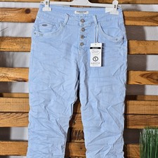 ** KAROSTAR CLASSIC BAGGY JEANS Gr. 36 - 48 JEANS HOSE MIT KNÖPFE TOP AKTUELL **