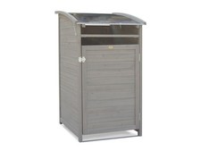 Mülltonnenbox Mülltonnenverkleidung 65 x 115 x 75 cm 120 L grau HABAU - B-Ware 