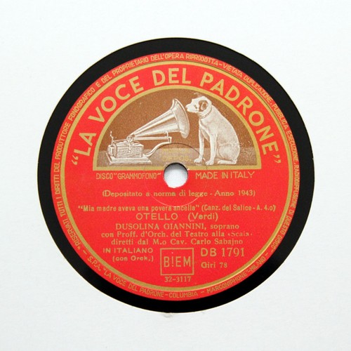 Dusolina giannini otello - dusolina, "otello