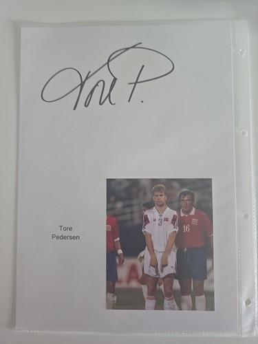 Tore pedersen xxlautogramm - tore,
