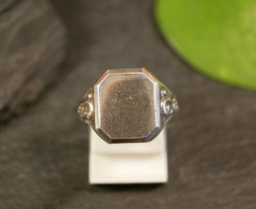 900 silber ring - 900, siegelring