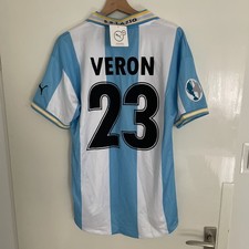 Puma SS Lazio Rom Champions League Trikot 1999/2000 Veron 23 Neu ungetragen L