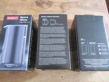 3 Bodum Spare Glass Ersatz