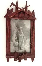 Foto WWI Soldat mit Stahlhelm