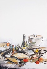 Werner Lichtner-Aix, Küche Stillleben Fisch Suppe Frankreich Restaurant Geschenk