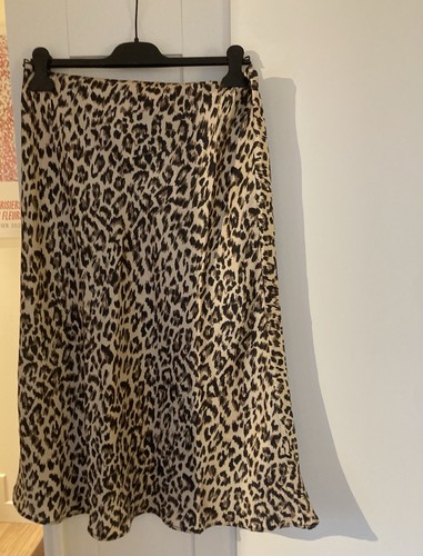 Seidenrock leopardenprint - seidenrock,,