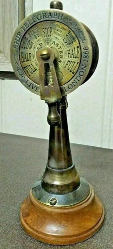 Messing zoll telegraph antik - messing,