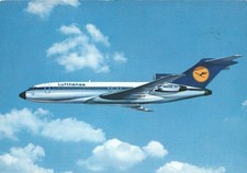AK Flugzeug, Lufthansa, 727 Boeing,  Airliner Postcard, airline issue ? 1973