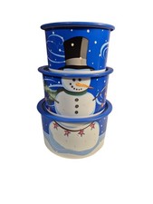 Tupperware 3er Set Plätzchenturm Keksdose Plätzchendose Weihnachten