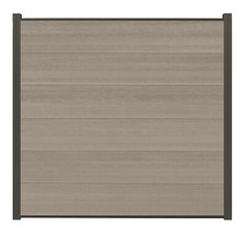 WPC Sichtschutz Zaun Steckzaun