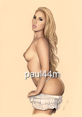 Nude art woman aktzeichnung - nude,