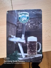 Blechschild Bier-Ayinger Privatbrauerei