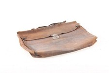 alte Aktentasche Ranzen Tasche Büro Vintage Ledertasche Leder