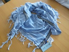 Cecil Schal großes Tuch blau