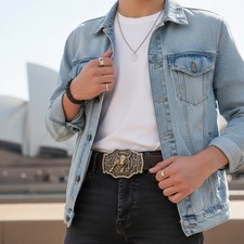 Herren Antik Gold Metall