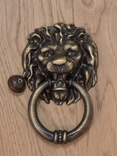 Türklopfer löwe metall - löwe,