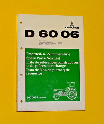 D6006 klöckner humbold deutz - d6006, klöckner-humbold-deutz