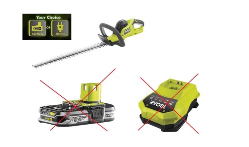 Ryobi hybrid heckenschere - ryobi, oht