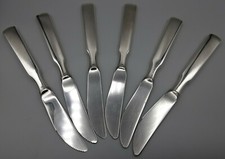 WMF Pilgrim Saturn 6 Menümesser Tafelmesser 90er Silber Besteck Messer (ABP)