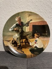 Norman Rockwell Sammelteller The Banjo Player Knowles