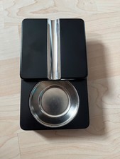 Reise Aschenbecher mit Magnet - Drehverschluss ca. 10x10cm für Zigarren