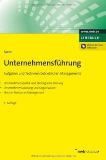 Unternehmensführung aufgaben - unternehmensführung:,